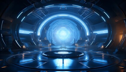 Poster - technology concept background sci fi design