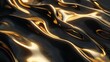 Waves flow smoothly over the surface of a Luxury abstract background, where rich, velvet textures meet golden highlights, Sharpen 3d rendering background