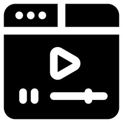 Sticker - video icon