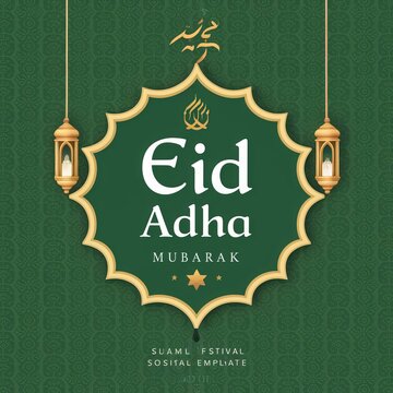 Eid Mubarak Eid ulFitr Eid ulAdha Religious holiday Creative idea and Concept Design
