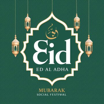 Eid Mubarak Eid ulFitr Eid ulAdha Religious holiday Creative idea and Concept Design
