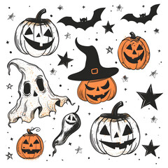 Wall Mural - halloween pattern