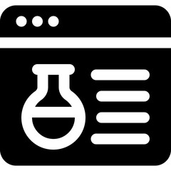 Sticker - science icon