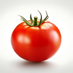 Wall Mural - Tomato isolated on white background