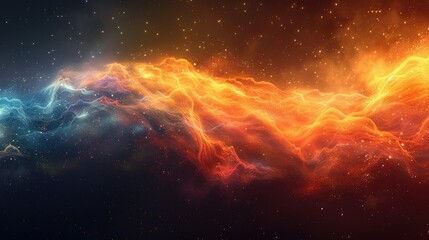 Wall Mural - Abstract Energy Flow Background