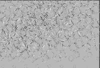 Poster - Light silver, gray vector pattern with spheres.