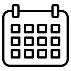 Poster - Calendar or appointment schedule icon