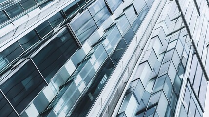 Skyscraper glass panel installation, close-up, detailed suction grips and reflective surface 