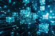 © Goodthings - Blockchain Technology Visualized as Digital Cubes Connected in a Network