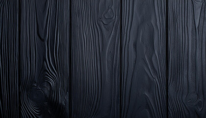 Wall Mural - black wood texture with natural striped pattern for background