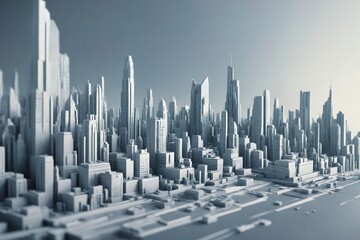Canvas Print - city in the city