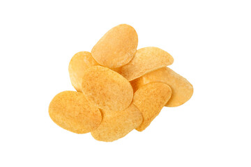 Wall Mural - PNG,Potato chips, isolated on white background