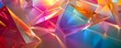 Vibrant Abstract Crystal Background with Colorful Facets