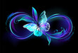 Infinity with magic butterfly