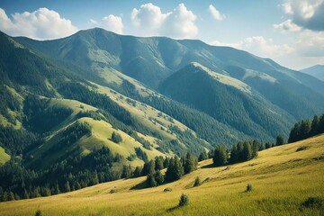 Wall Mural - landscape in summer