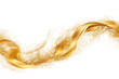 © Usama - Dance of Elegance: White and Gold Swirl. On a White or Clear Surface PNG Transparent Background.