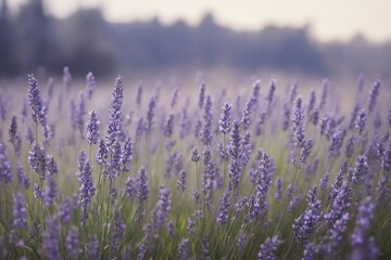 Wall Mural - field of lavender