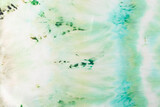 Fototapeta Tęcza - abstract pattern on silk fabric texture in green tones