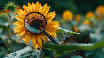 Wall Mural - Greeting Card and Banner Design for Social Media or Educational Purpose of National Sunflower Day Background