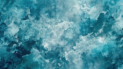 Aufkleber - Detailed view of a blue and white painted artwork, suitable for various design projects