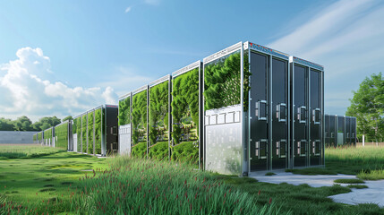 Poster -  a modular green data center that can be deployed in remote areas.