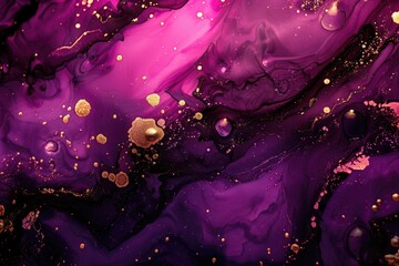 Poster - Close up view of a vibrant fluid painting, perfect for modern art projects