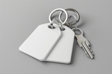 Poster - Close-up of two keys laying side by side, suitable for various concepts and designs