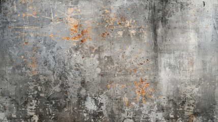 Poster - Detailed close-up photo of a weathered metal surface with rust and grime
