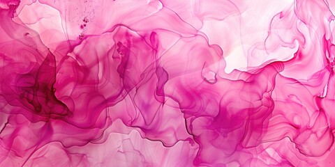 Poster - Detailed view of a pink and white painted artwork. Ideal for art and design projects