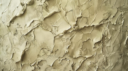 Poster - Detailed close-up of chipped and flaking paint on a textured wall