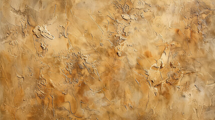 Aufkleber - High-resolution image of an abstract golden texture with intricate details