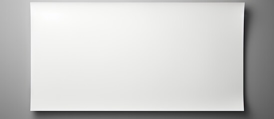 Aufkleber - A blank white sheet of paper with plenty of empty space around it suitable for adding text or images including the phrase copy space image