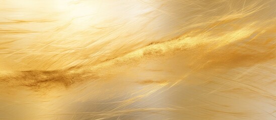 Poster - A copy space image displaying scratches on a backdrop of shimmering metallic gold