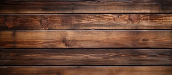 Aufkleber - A brown wooden board as a horizontal or vertical background template with empty copy space for your text design or words