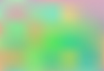 Poster - light green vector blurred bright pattern.