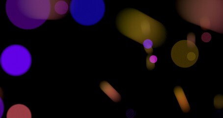 Poster - neon rays. Concept for big data, blockchain, cryptocurreny, internet, hyperspace and space travel