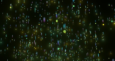 Aufkleber - light wave background, 3d Rendering, Abstract Background, Light Background, Color Background