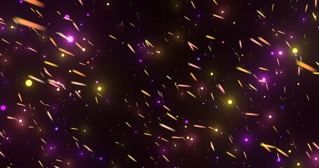 Poster - light wave background, 3d Rendering, Abstract Background, Light Background, Color Background