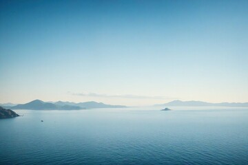 Canvas Print - sea and mountains