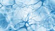 blue neurons background Generative AI