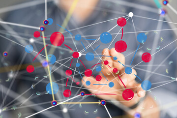 people network structure HR - Human resources management and recruitment