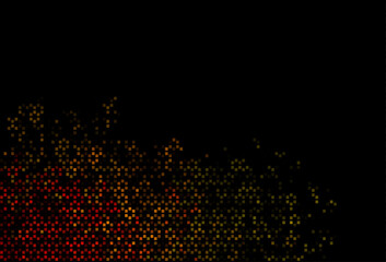 Poster - Dark Green, Yellow vector backdrop with lines, rectangles.