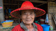 old woman with Hope: Sparkling eyes, hopeful smiles, faith in brighter tomorrows.