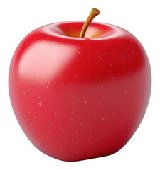 Sticker - PNG 3d rendered apple fruit plant food