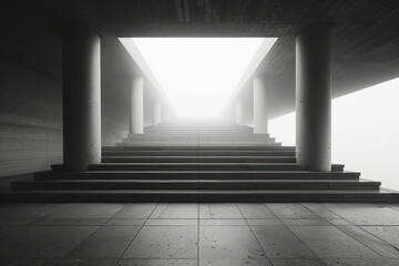 Poster - A pedestrian bridge that illustrates structural minimalism, using an algorithm to minimize material while maximizing strength,