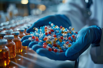 Aufkleber - A pharmaceutical researcher using mathematical models to predict the interaction of new drug compounds with human proteins,