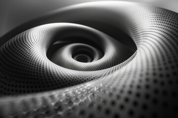 Aufkleber - a geometric exploration of a torus twisted into complex shapes, showcasing its flexibility,