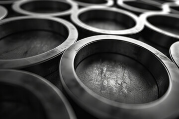 Aufkleber - a series of interlocked rings, each transitioning smoothly into the next, suggesting continuity and 