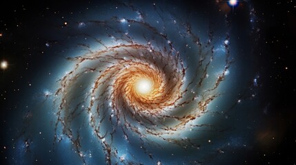 Wall Mural - Spiral Galaxy NGC 1566, concept illustration