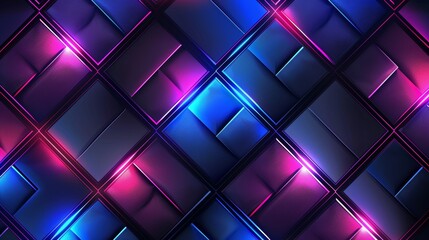 Poster - You can add your text to the template. The background is an abstract modern square.